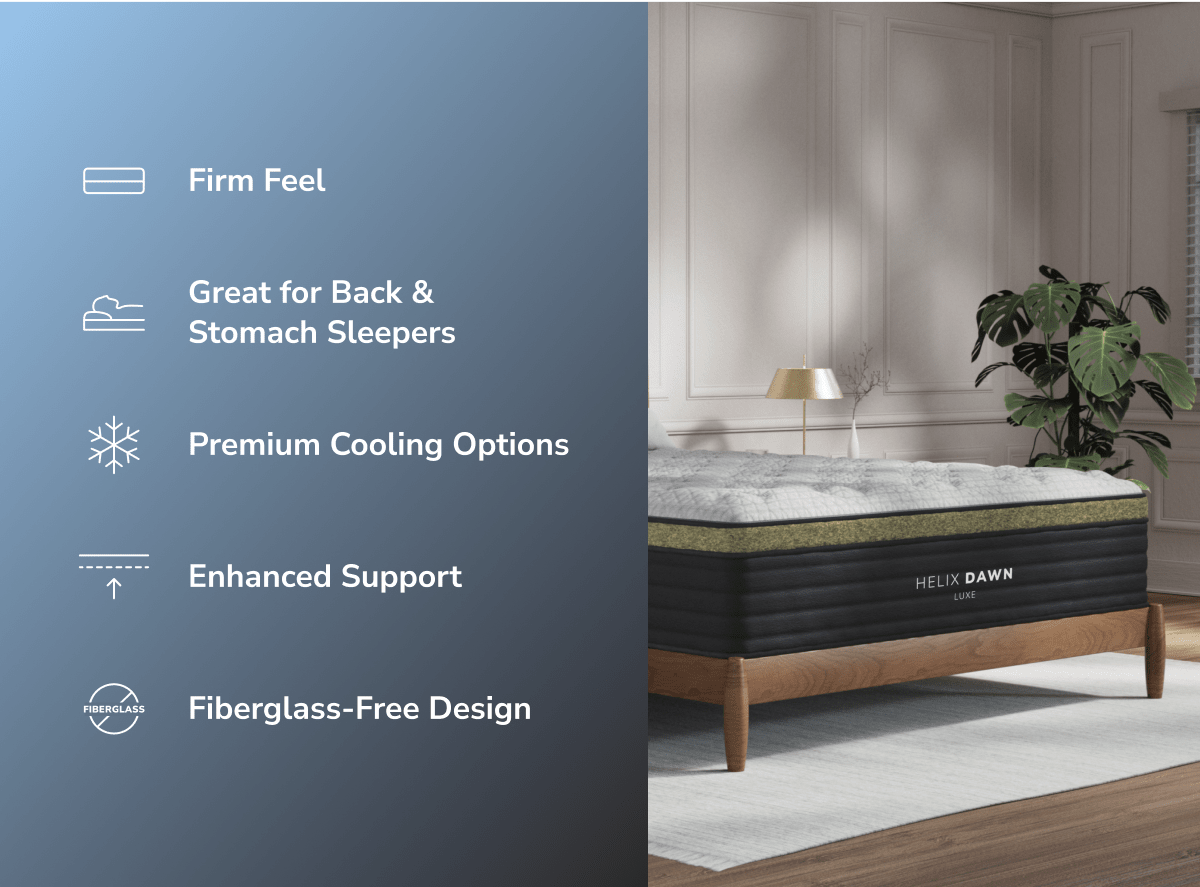 Dawn Luxe Firm Mattress by Helix
