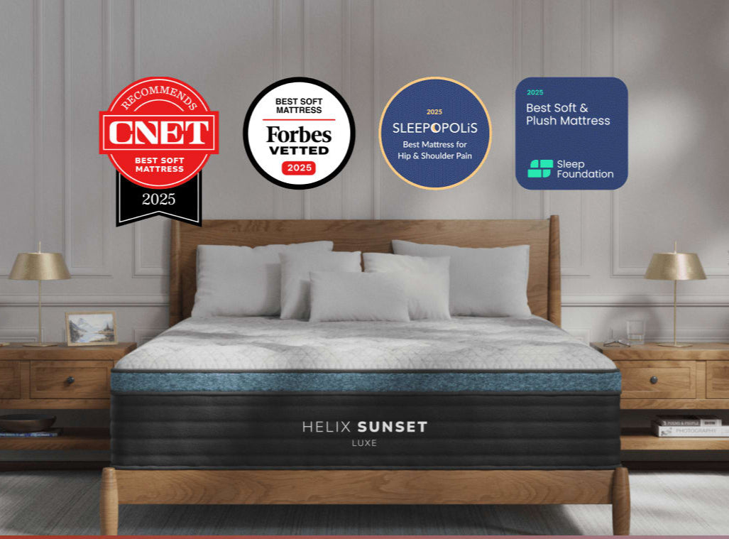 Sunset Luxe Plush Mattress by Helix