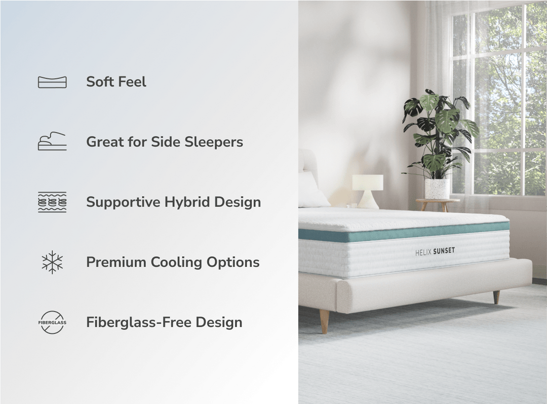 Sunset Core Plush Mattress by Helix
